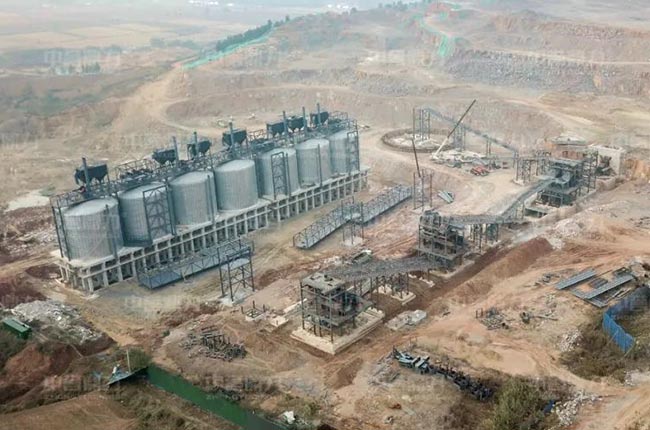 ɽ�|���󽨲�1500t/h�̶�ʽ��ʯ���a��