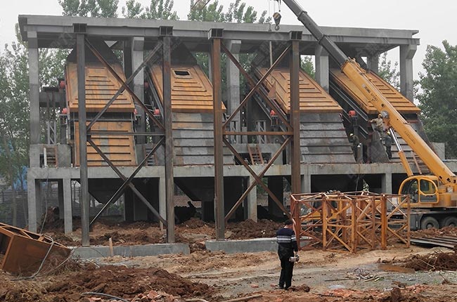 河南駐馬店隆鑫建材項(xiàng)目建設(shè)現(xiàn)場