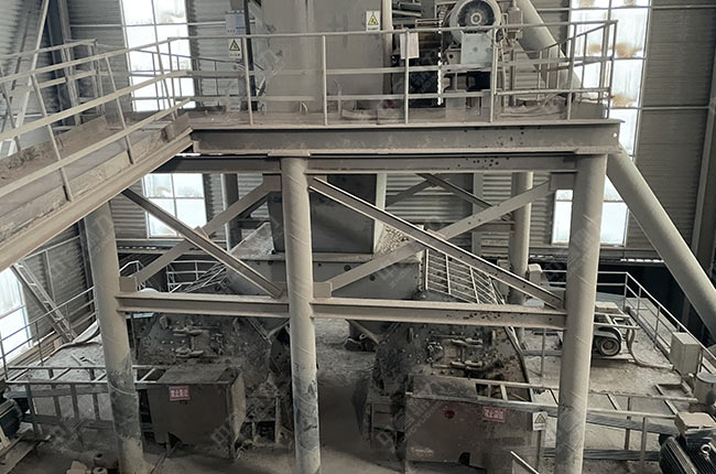 時產600噸石子生產線二級破碎設備