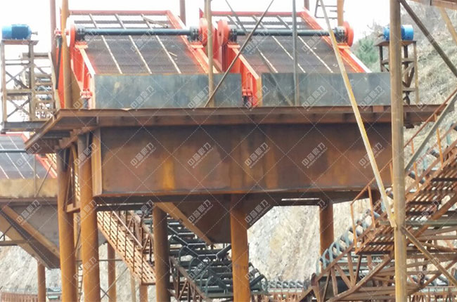 貴州中源建材時產1200噸砂石生產線展示圖