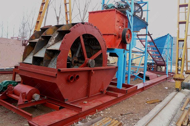 輪式水洗砂機(jī)械 輪式水洗砂機(jī)械