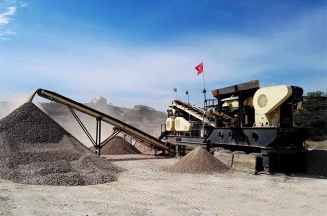 二手移動石子機